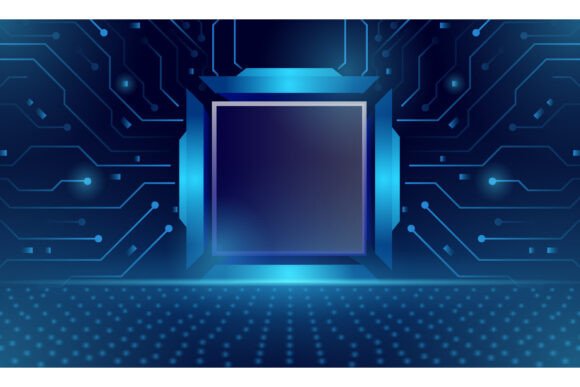 Download Futuristic Cyberspace Abstract Technolog - Techno Collection