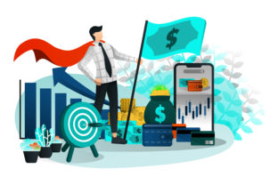 Download Illustration of Entrepreneur and Finance - Finance Collection