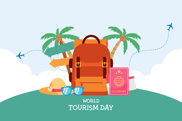 Download World Tourism Day Celebration Background - Premium Bundle