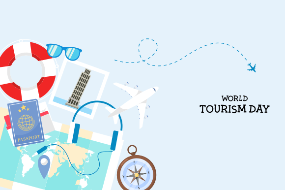 Download World Tourism Day Celebration Background - Premium Resources