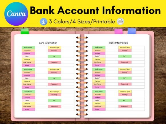 Download Bank Account Information,Finance Planner - Finance Collection