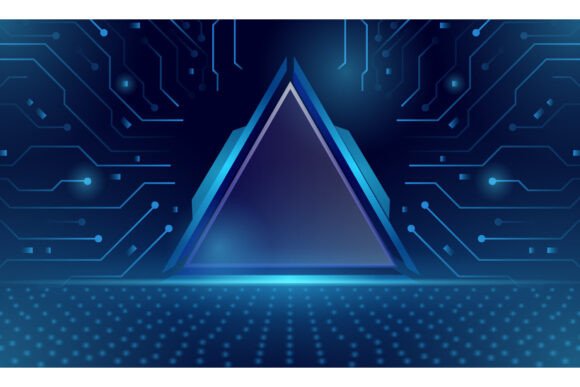 Download Futuristic Cyberspace Abstract Technolog - Techno Collection